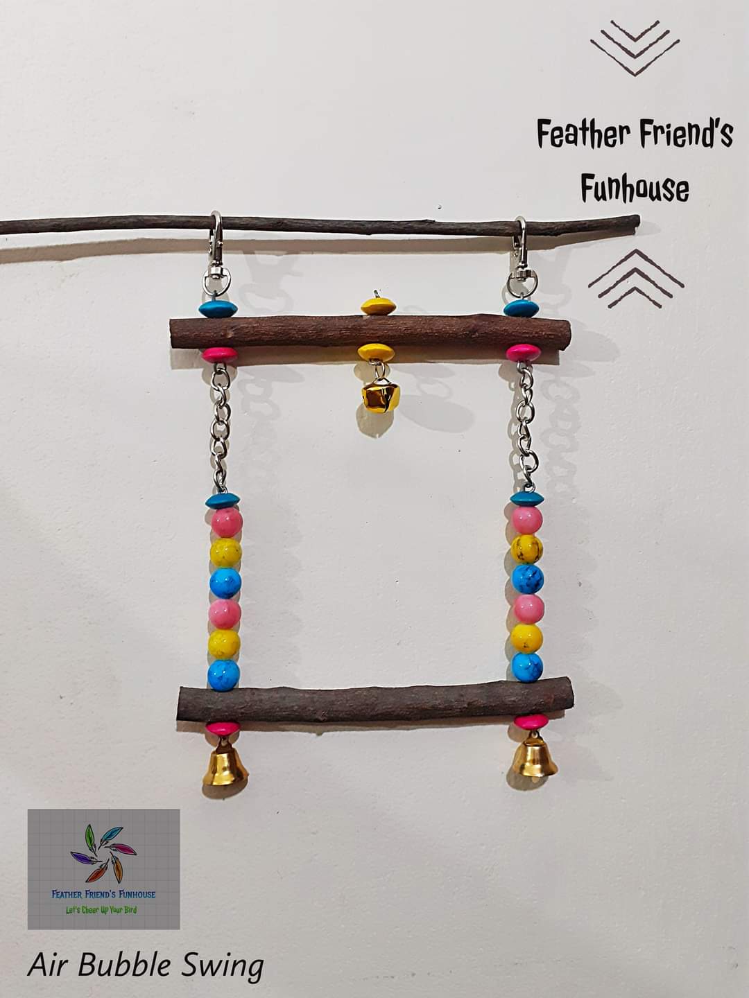 Air Bubble Swing — Bird Toy from Feather Friends Funhouse Bangladesh