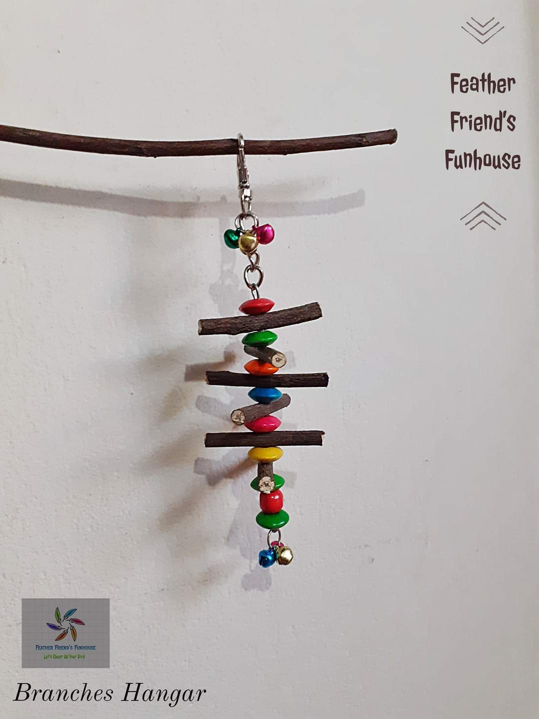 Branches Hanger — Bird Toy from Feather Friends Funhouse Bangladesh