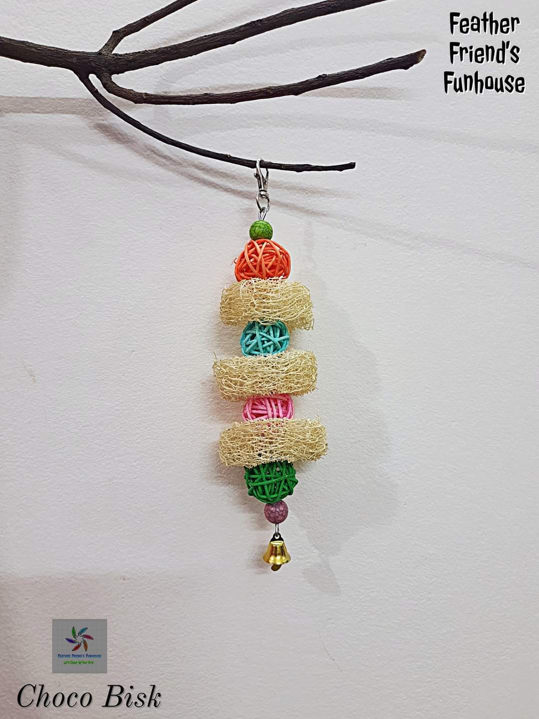 Choco Bisk — Bird Toy from Feather Friends Funhouse Bangladesh